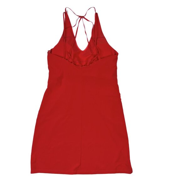 Athleta Breathe In Bra Mini Dress Bright Coral Size 6 - NWOT - Picture 3 of 6